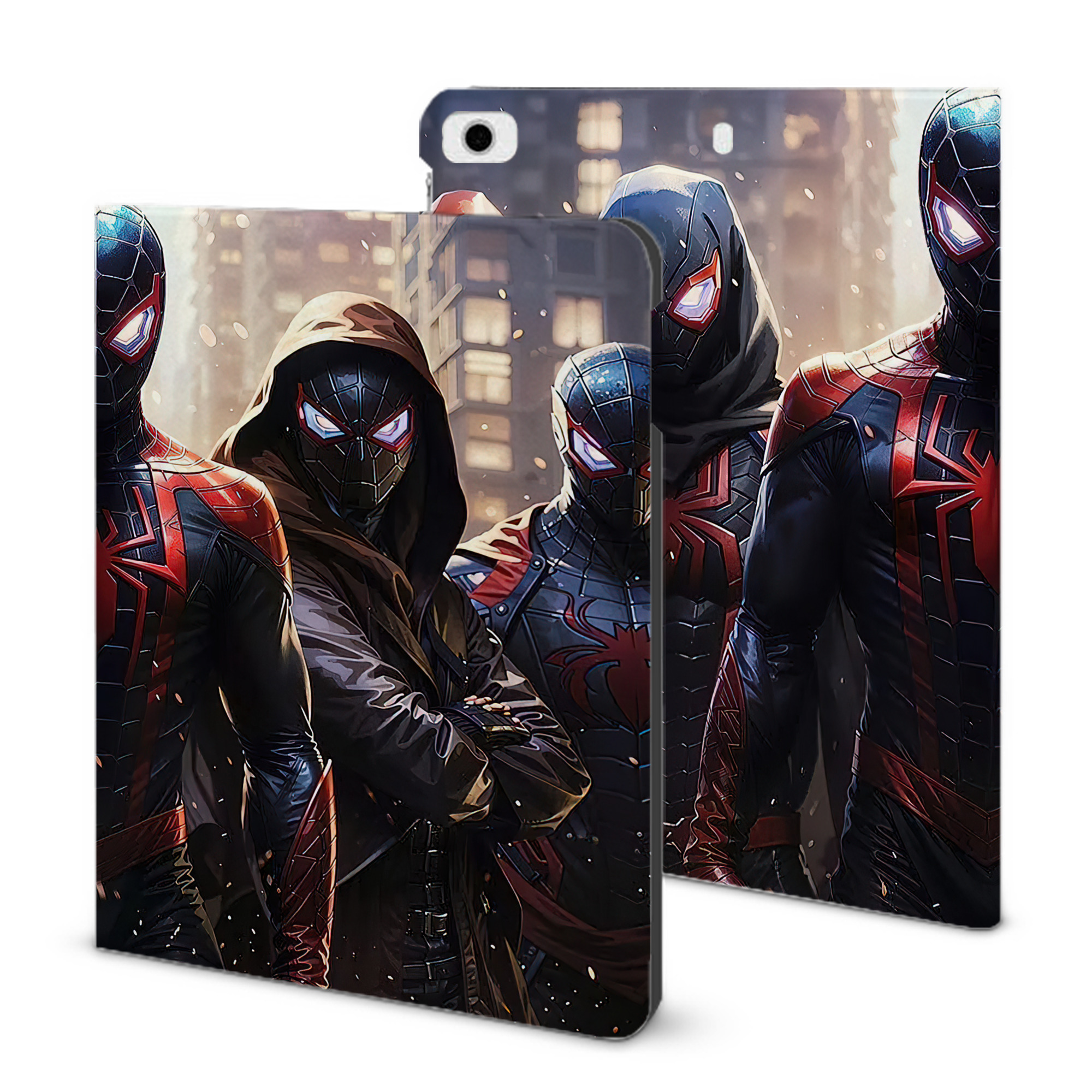 （画像用） アベンジャーズ The Avengers IPad ケース ブック型 PUレザー TPU 耐衝撃 軽量 薄型 ペン収納なし 全面保護 IPad 各モデル対応
